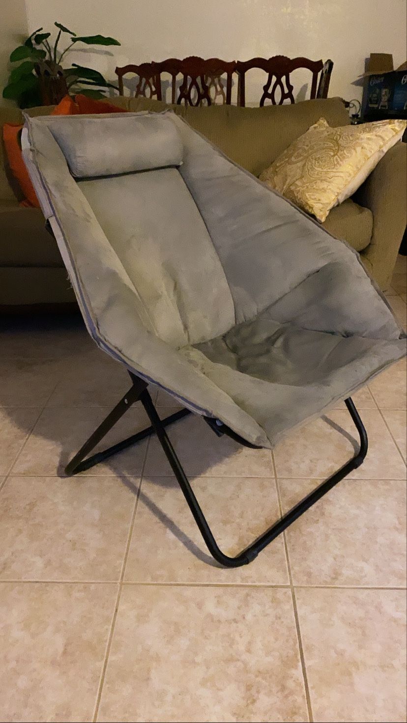 Comfortable grey chair