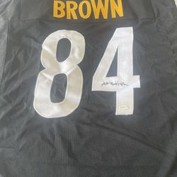 Steeler Antonio Brown Jersey Signed