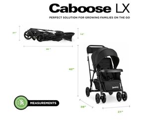 New Joovy Caboose LX stand on stroller