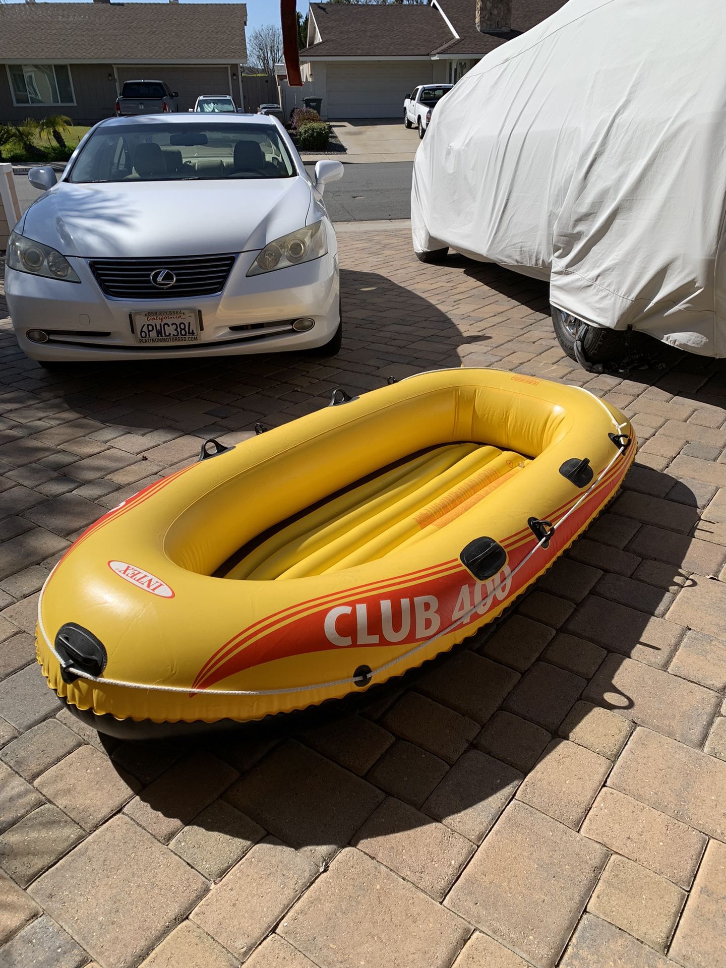 “InTex” Club 400 4 Person Rubber Boat