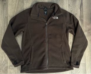 The North Face Jacket Womens Medium Fleece Softshell Embroidered Logo Zip Up