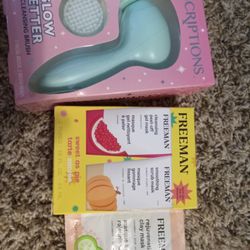 Facial Cleansing Brush And Face Masks 