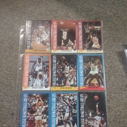 Collage Basketball Greats Set Of 9