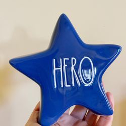 Rae Dunn Hero ceramic decor
