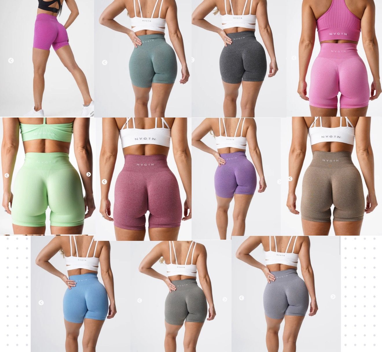 NVGTN PRO SEAMLESS SHORTS - SZ M