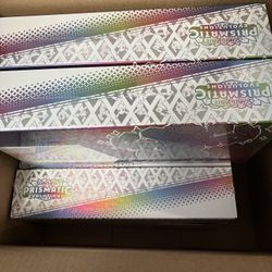 Pokémon Prismatic Evolutions SPCs (Special Premium Collections) New Sealed