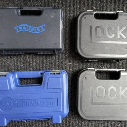 Lot of 4 Pistol Boxes