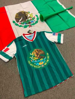 Playera de México 🇲🇽 con bandera y trompeta 🎺