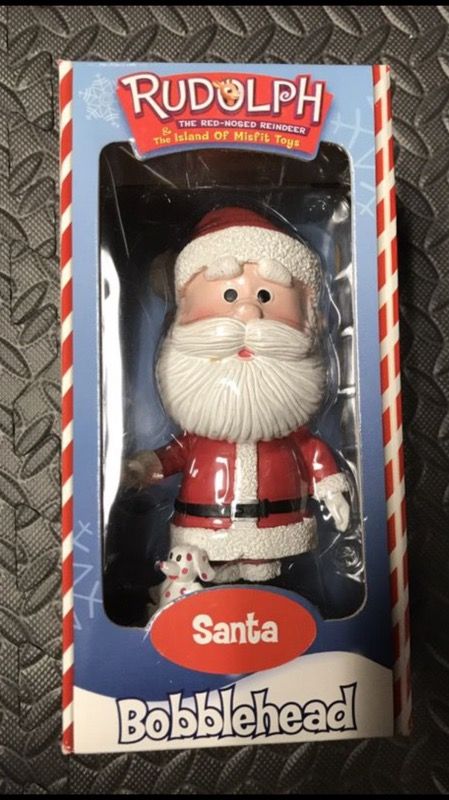 Rudolph the Rednose Reindeer Collection - Santa Bobblehead - New in Box - Great Christmas gift!