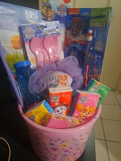Paw patrol girl basket