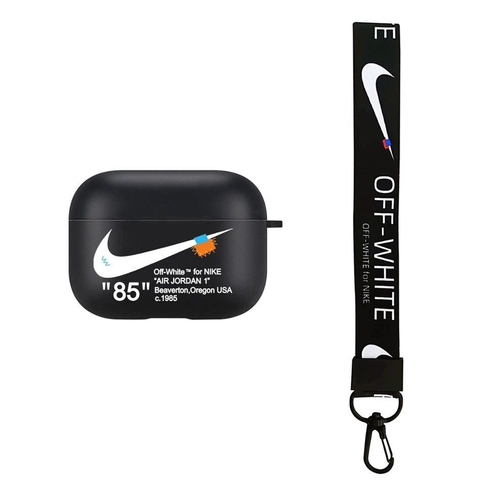 Nike off white apple airpods case for gen 1, 2, and Pro for Sale