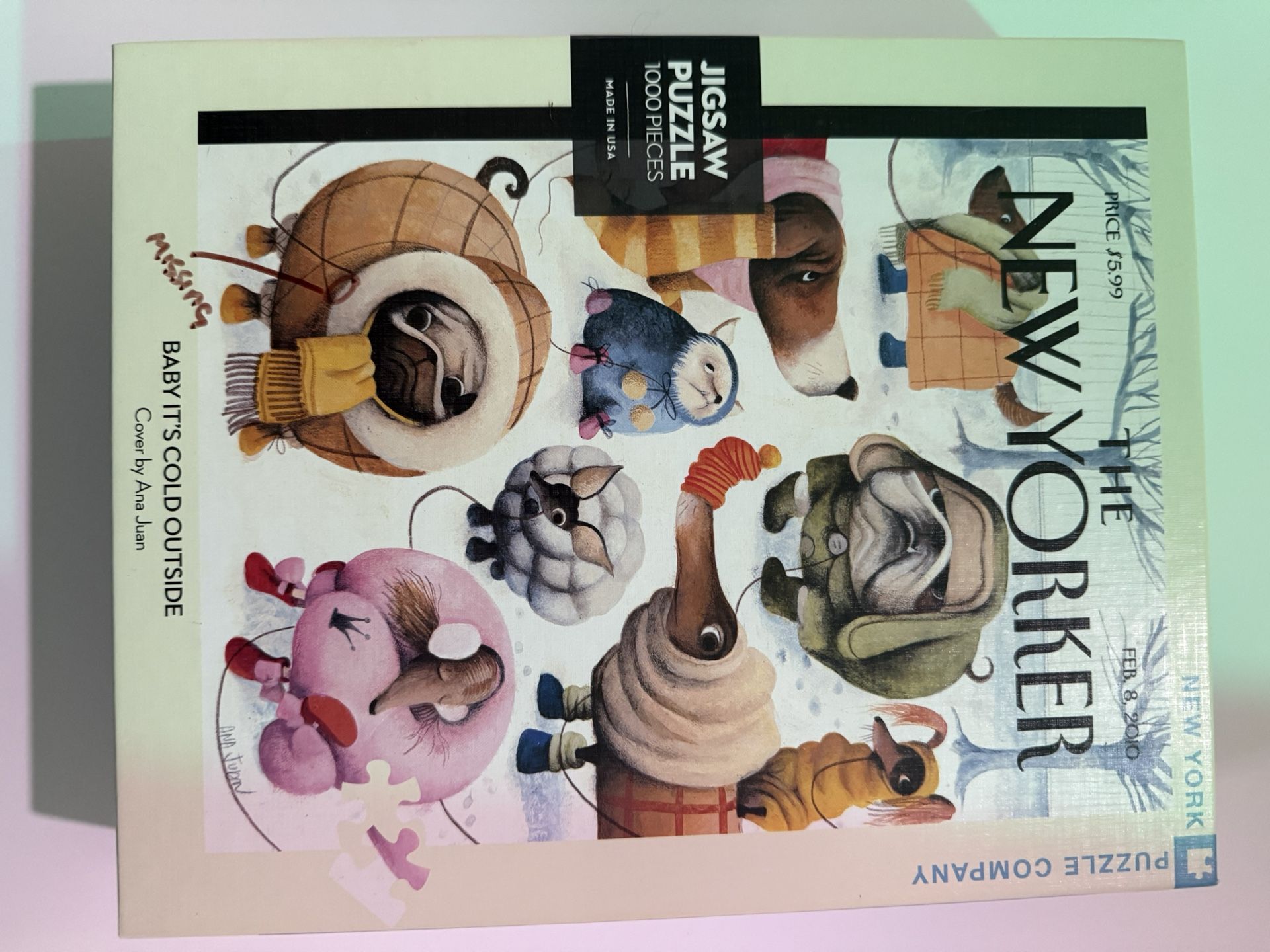 Puzzle Dogs New Yorker