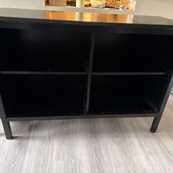 Black Short Bookshelf / Storage Shelf $20 OBO