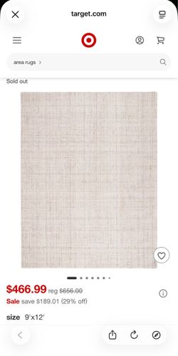 Safavieh Abstract 9x12 Ivory Beige Wool Viscose Area Rug ABT141D-9