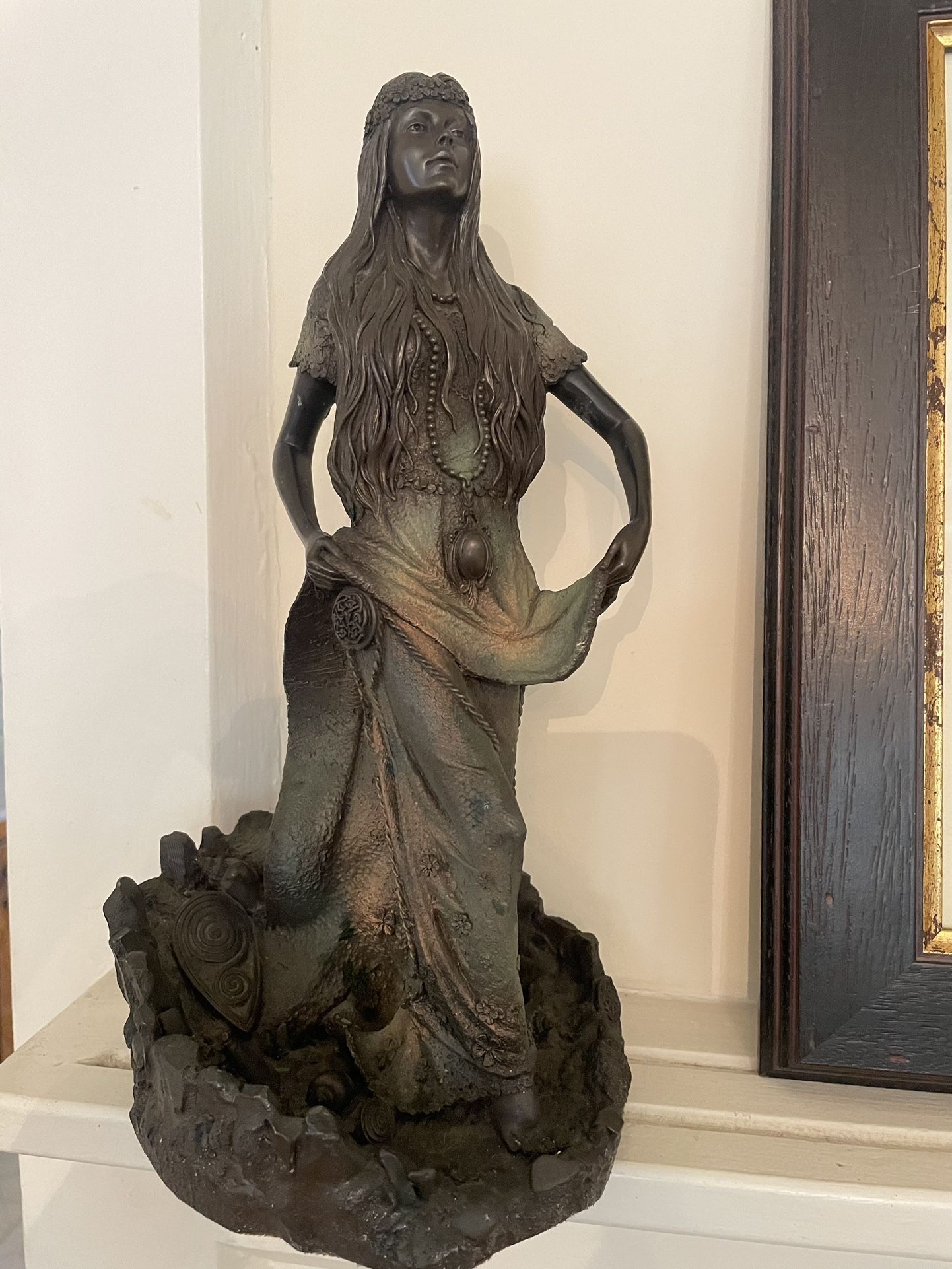 Vintage sculpture. Genesis Fine Arts Mullingar. PIreland. “The Spirit of Dance”