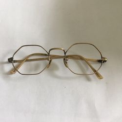 Vintage gold eyeglass frames