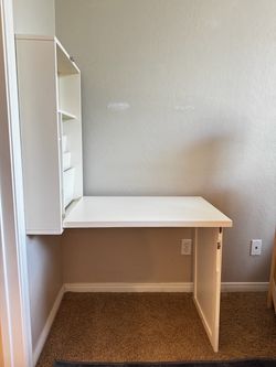 Fold down desk