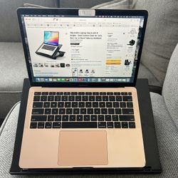 Adjustable Laptop Stand / Lap Desk Dual Cushion Desk for Sofa, Bed, Car or Work Table