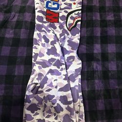 BAPE Purple Ghost lightly worn 2xl Hoodie