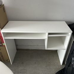 White Desk With Chair