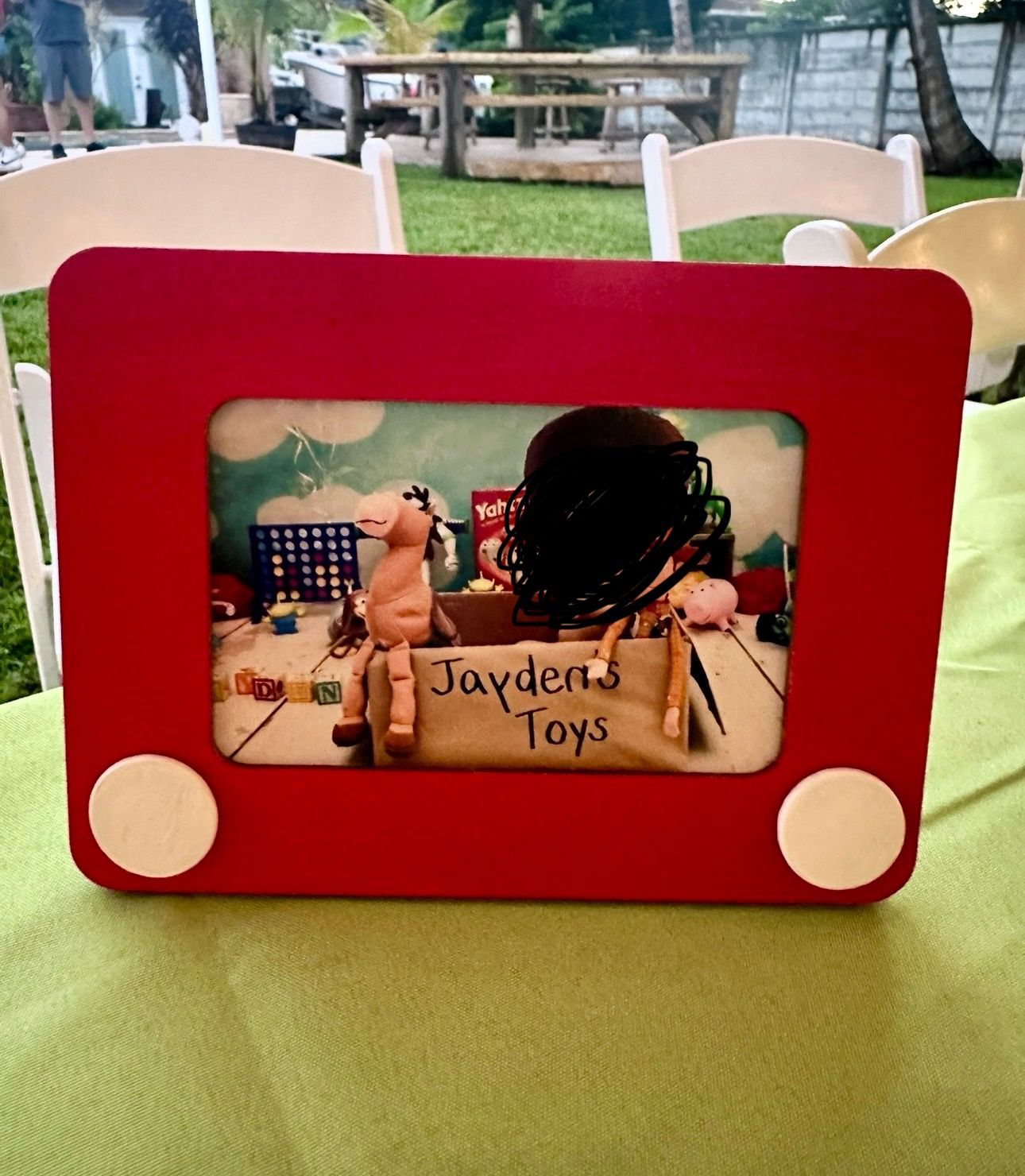 Disney Toy Story Party Favors Decor- 3x5 Etch A Sketch Frames