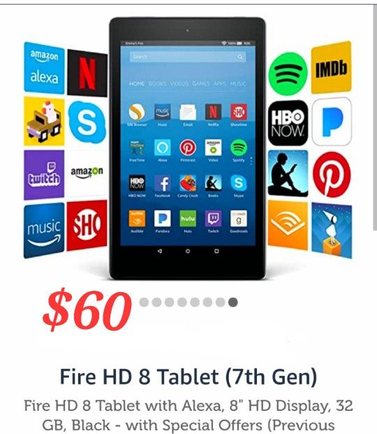 Like New Amazon FIRE HD TABLET