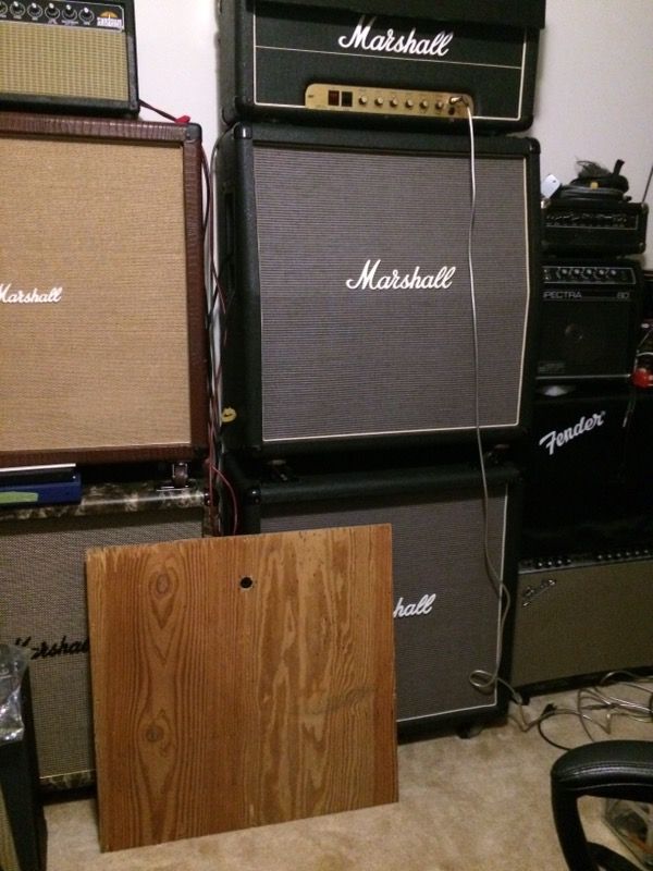 Upgrade tone 4 Marshall 412 cab plywood back plate