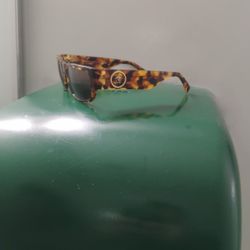 Bad Ass Versace Sunglasses Tortoise Shell Color Like New Gold Embebed In Arms Must Sell Today $50