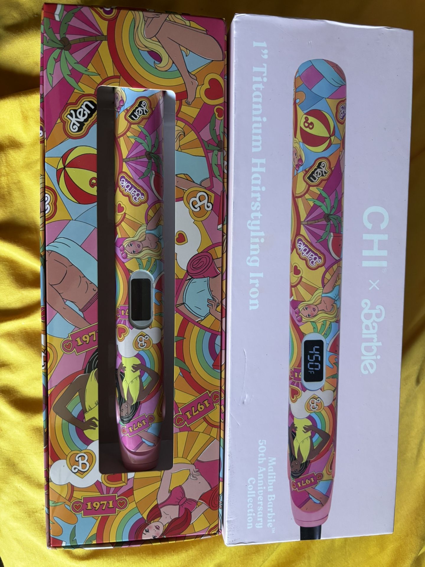 BNIB 50th Edition Barbie Chi Straightener