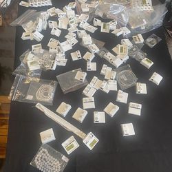 Large Lot Of .925 Sterling Silver With Zirconia & Moussinite Settings Earrings & 10k Gold Also Lot TAKE ALL DEAL, all Brand New As Shown asking $7,000