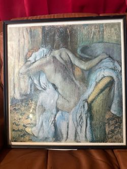 Degas After the Bath Framed Art Print