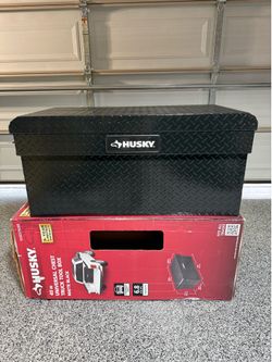 Husky 41 in. Chest Truck Tool Box in Aluminum, for Universal Trucks, in Matte Black