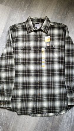 Carhartt Button Up Flannel Size Medium 