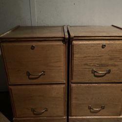 Wooden File Cabinets 
