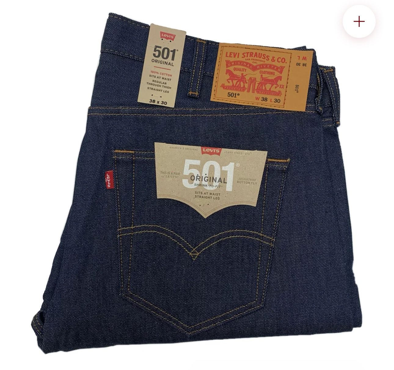 Levi’s 501 Original Shrink To Fit Jeans