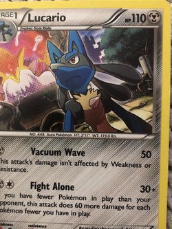 Lucario Holo Rare
