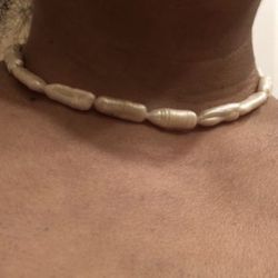 Biwa pearl necklace 15 inch