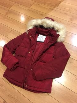 Red bomber jacket