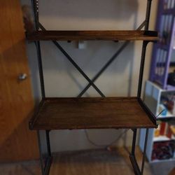 Metal And Wood Stand