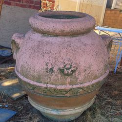 44" Terra Cotta Antique Outdoor Urn Planter Flower Pot Plant Garden Entrance  Gate Estate Statement 