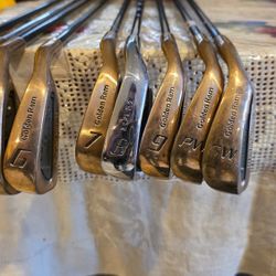Golden Ram BECU Iron Set 3–SW (RH) – Graphite Shafts – Vintage Classic