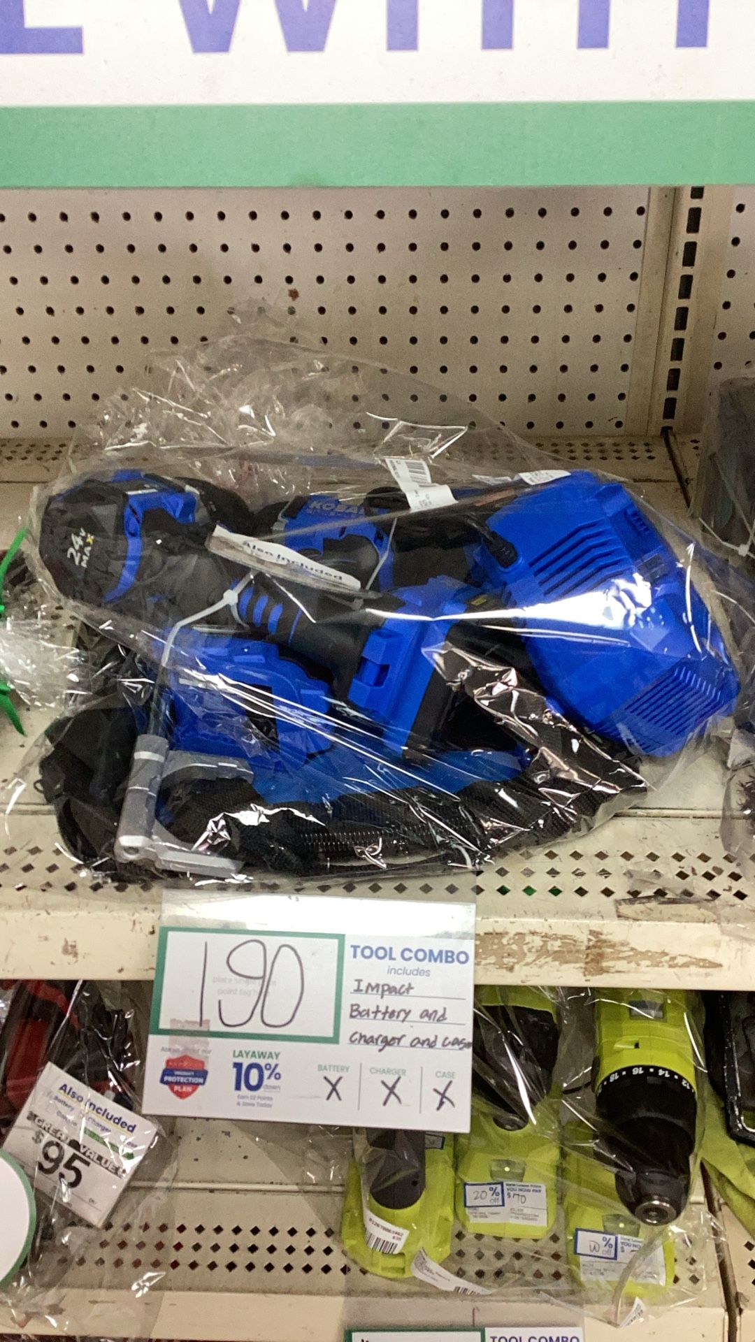 Kobalt Impact And Drill Bundle With Battery And Charger 