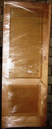 ***3/0 X 8/0 TWO PANEL PAINT GRADE RAISED MOULDING BOOK DOOR***