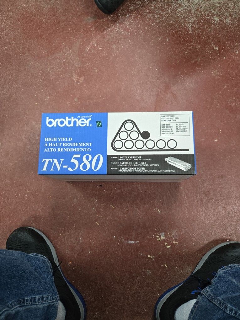 BROTHER TN-580 TONER CARTRIDGE