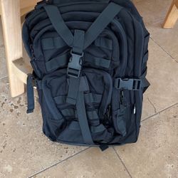 Black Tactical Backpack 