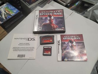 NINTENDO DS/ GBA ULTIMATE SPIDERMAN CIB WITH CASE AND MANUALS INCLUDED