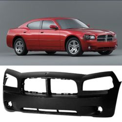 Front Bumper for Dodge Charger 2006 through 2010. Brand New. Comes black primed ready to paint. 