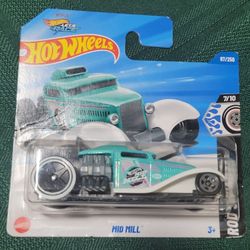 Hot Wheels Mid Mill on a short card. 2025 New