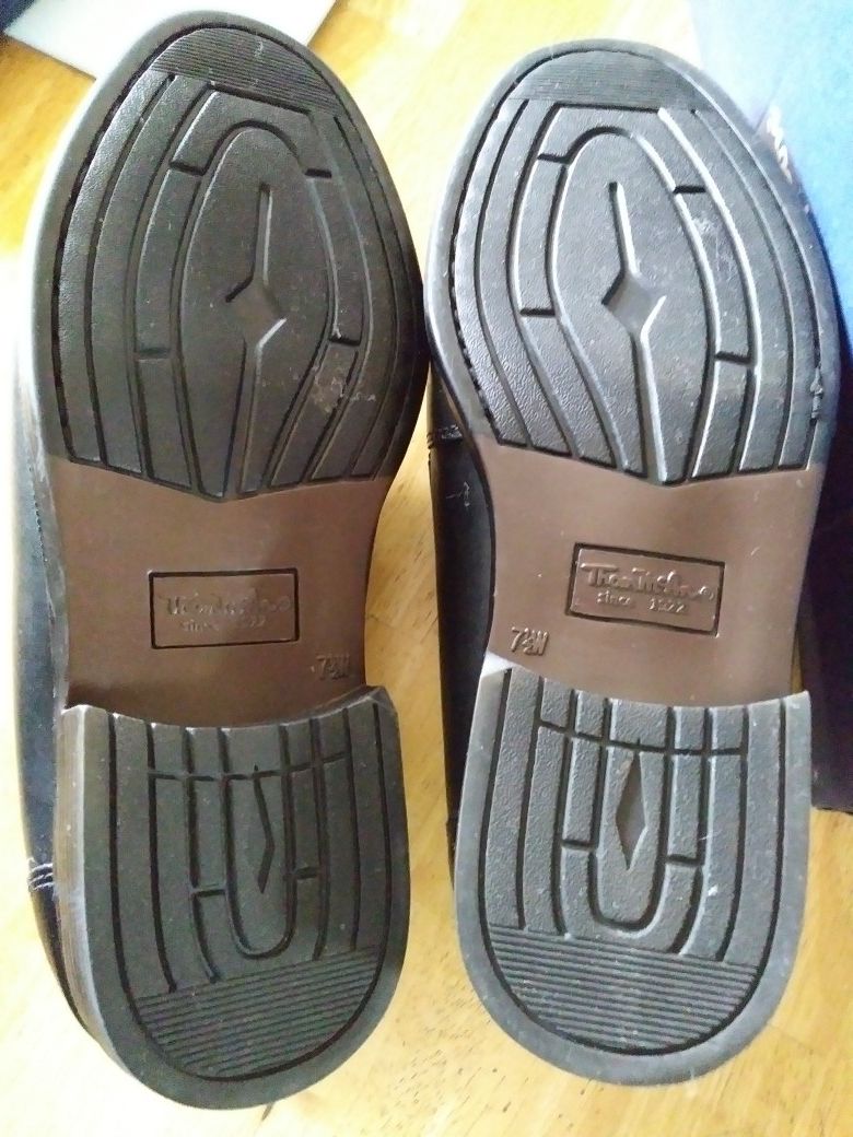 Thom McAn Men's Karl Black Leather Loafer Dress Shoes Size 6.5-8.5 Wide ...