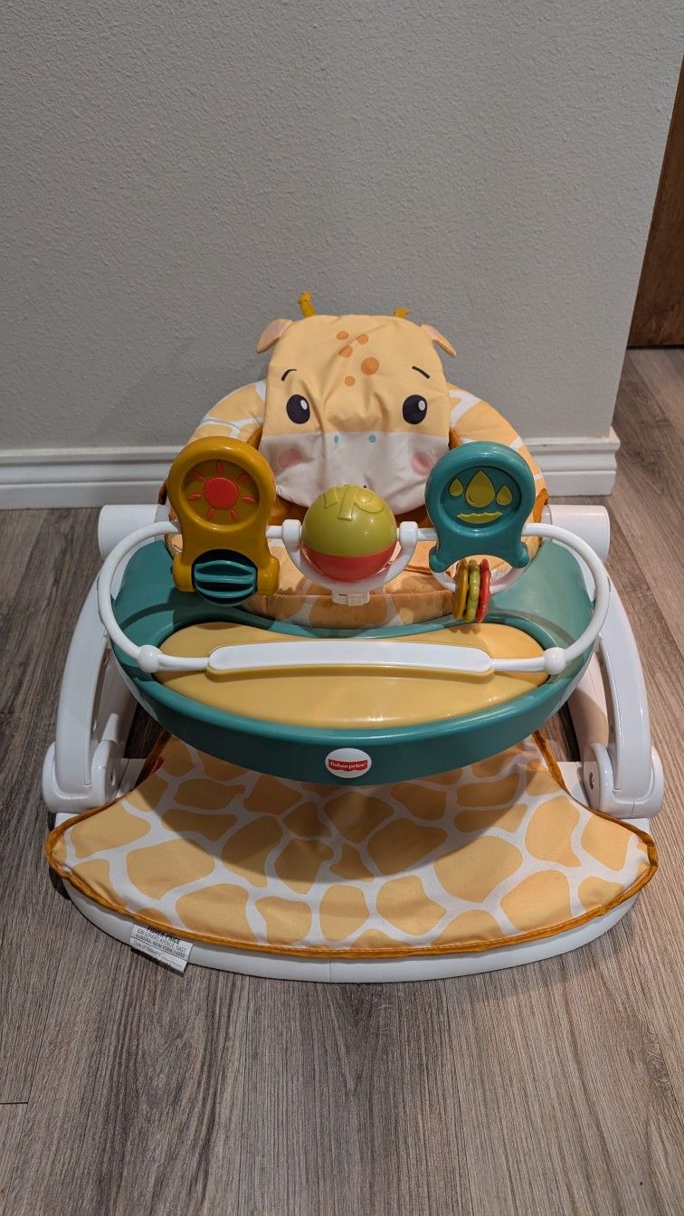 Fischer Price Sit Me Up Chair With Tray